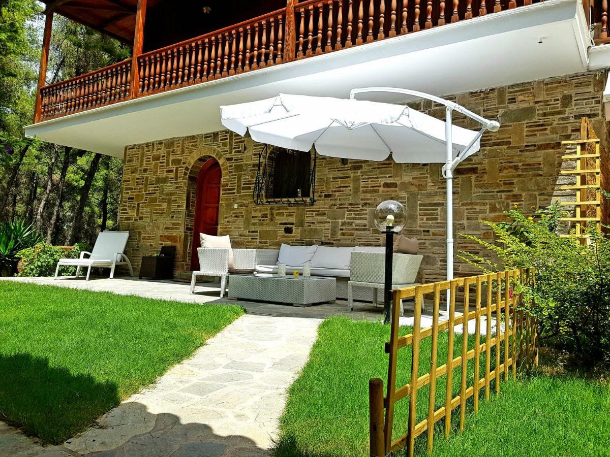 Wood And Stone Villa Sani  Exteriér fotografie